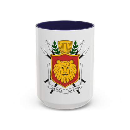 Coat of arms of the Kingdom of Burundi - Accent Coffee Mug