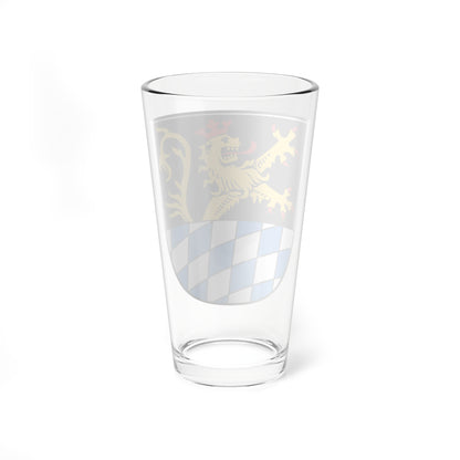 DEU Amberg COA (Germany) (Coat of Arms) Pint Glass 16oz