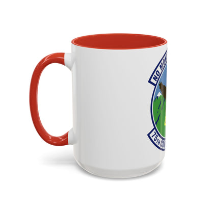 75th Comptroller Squadron (U.S. Air Force) Accent Coffee Mug