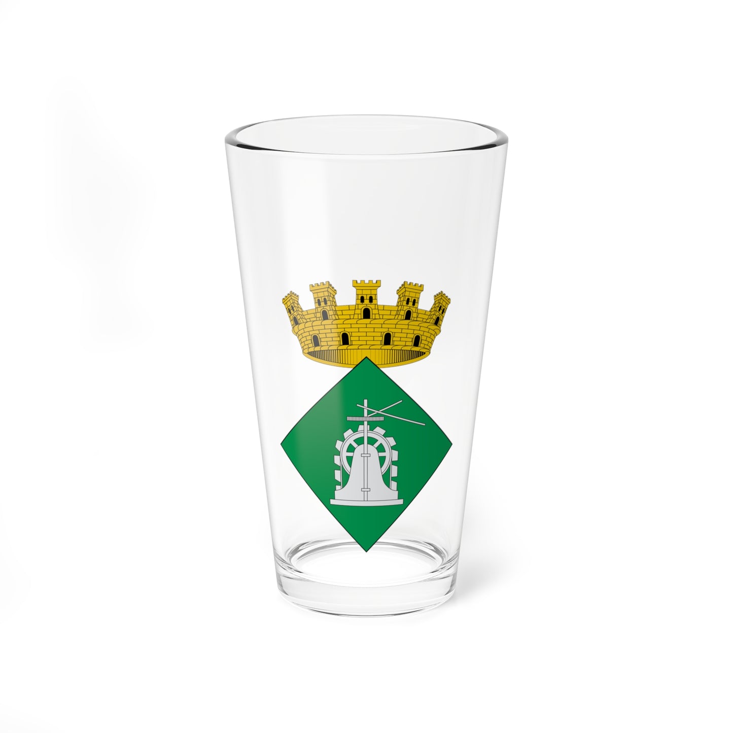 Escudo de la Sénia (Spain) (Coat of Arms) Pint Glass 16oz