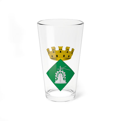 Escudo de la Sénia (Spain) (Coat of Arms) Pint Glass 16oz