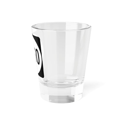 PR tertiary 8860 (Puerto Rico) (Road Sign) Shot Glass 1.5oz