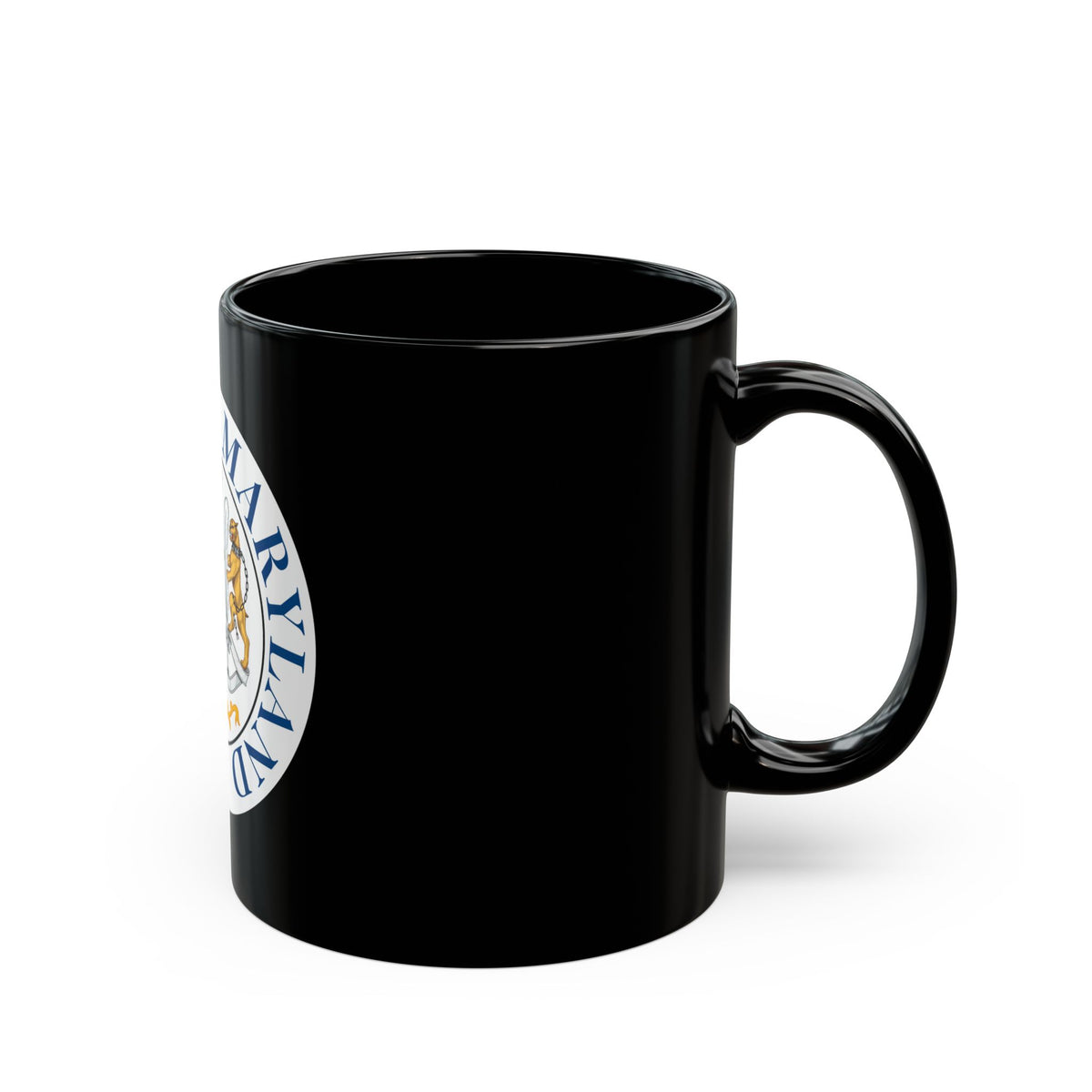 Seal of Rockville Maryland - Black Coffee Mug