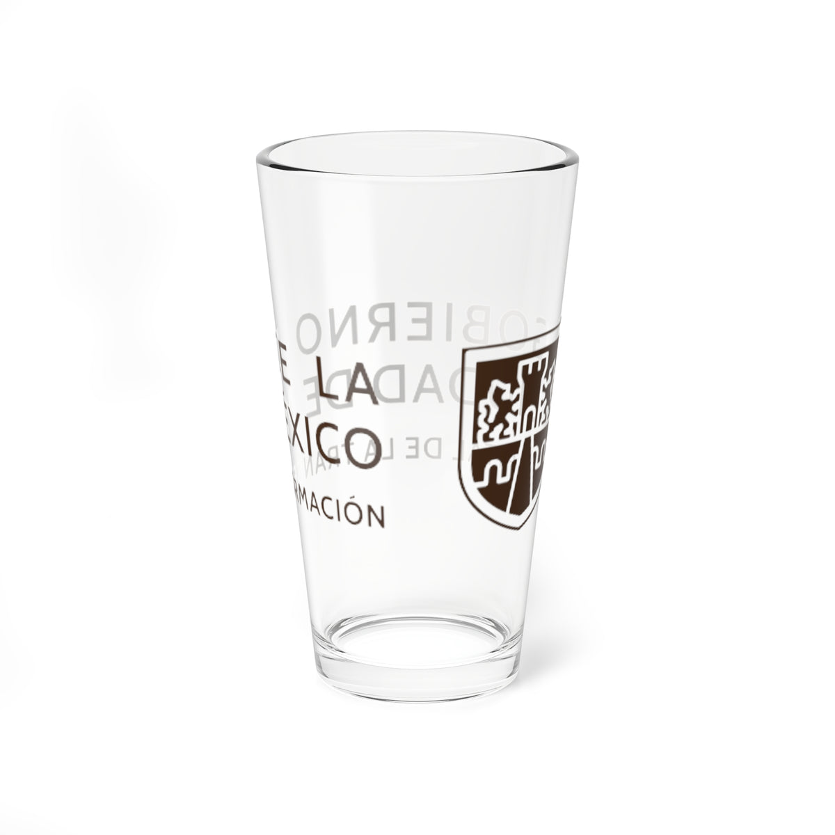 Gobierno de la Ciudad de México 2024-2030 2 (Costa Rica) (Coat of Arms) Pint Glass 16oz