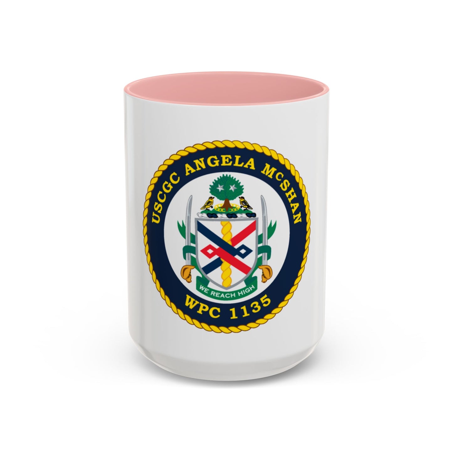 USCGC ANGELA McSHAN WPC 1135 (U.S. Coast Guard) Accent Coffee Mug
