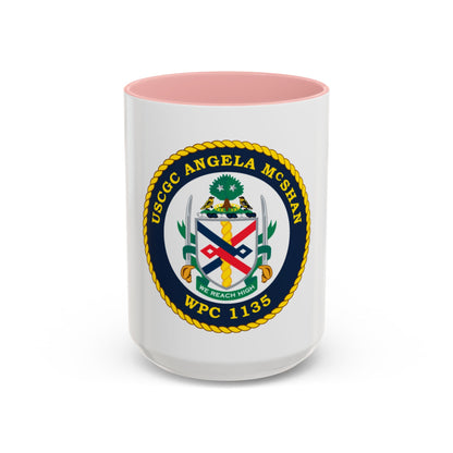 USCGC ANGELA McSHAN WPC 1135 (U.S. Coast Guard) Accent Coffee Mug