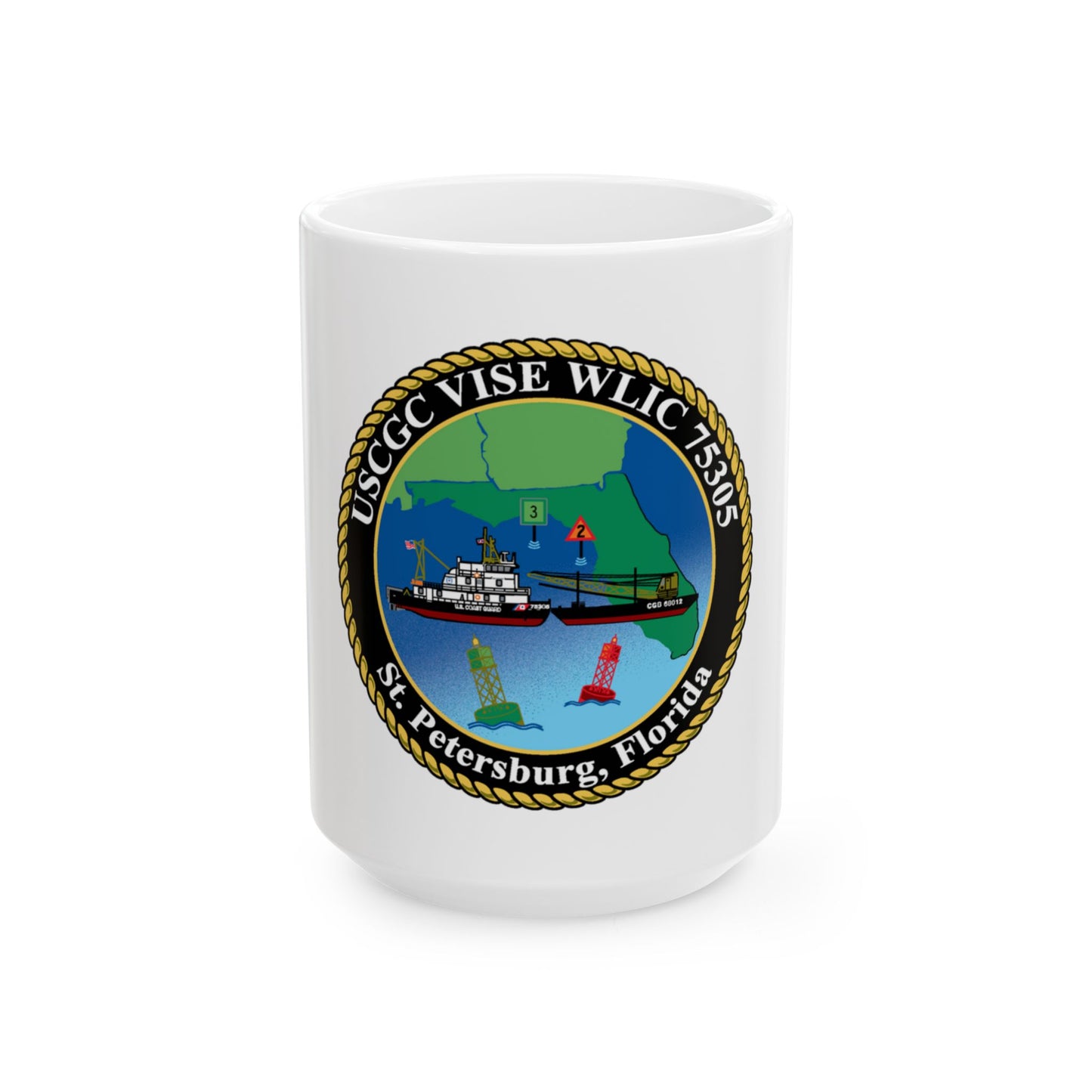USCGC VISE WLIC 75305 (U.S. Coast Guard) White Coffee Mug