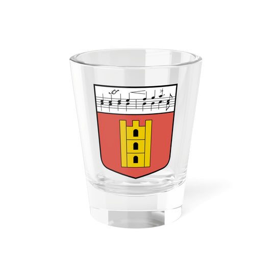Gaujienas pagasta ģerbonis (Latvia) (Coat of Arms) Shot Glass 1.5oz