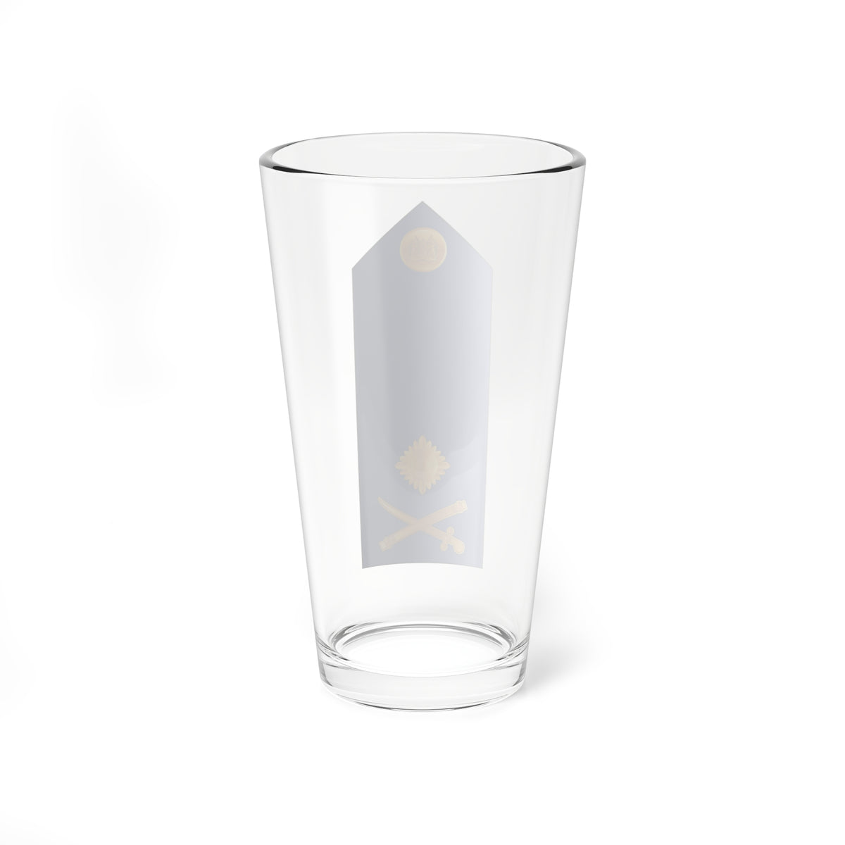 14. Kenyan Air Force MG (Kenya) (Military Rank) Pint Glass 16oz