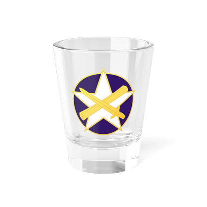 Verre à liqueur de la 85e Brigade des affaires civiles (armée américaine) 1,5 oz