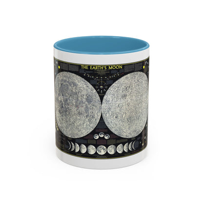 Space - The Moon (1969) (Map) Accent Coffee Mug