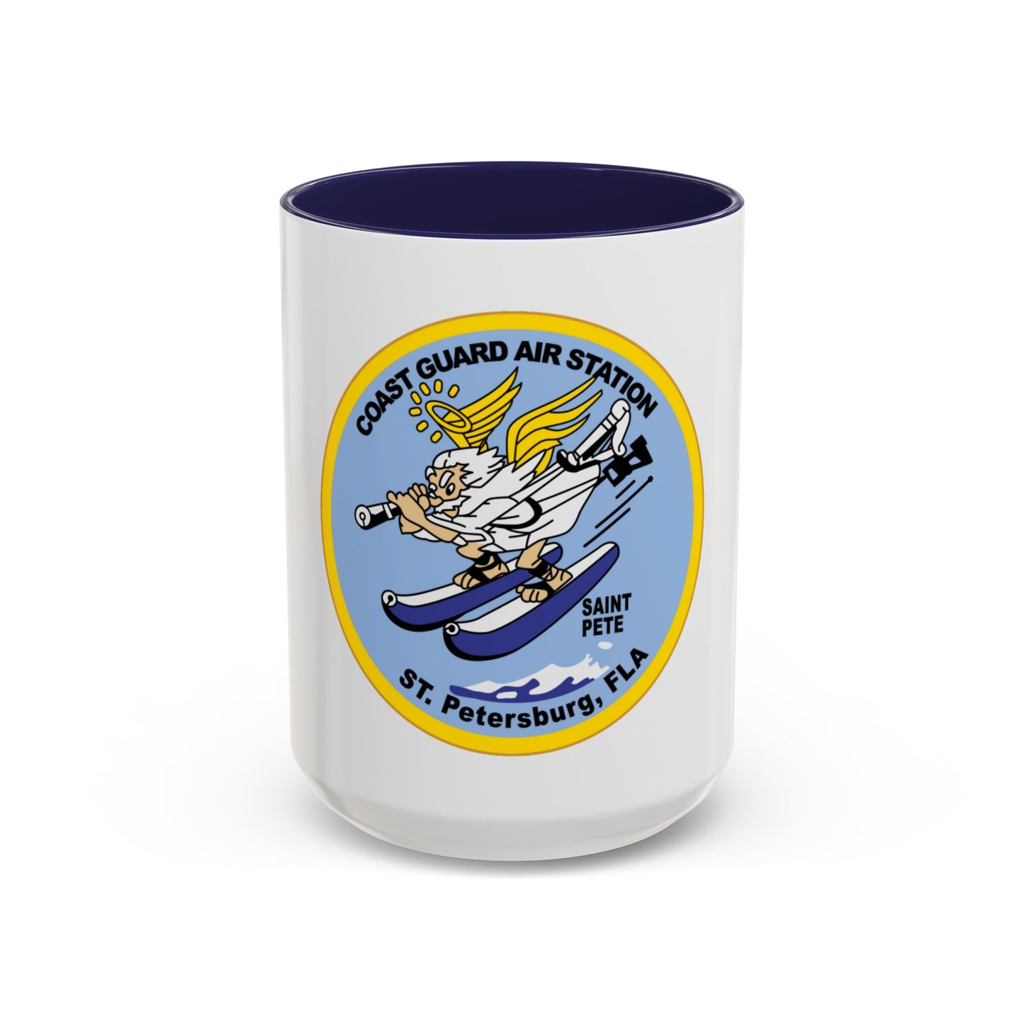 USCGC Air Station St Petersburg FLA (U.S. Coast Guard) Accent Coffee Mug