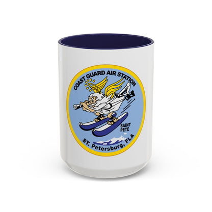 USCGC Air Station St Petersburg FLA (U.S. Coast Guard) Accent Coffee Mug