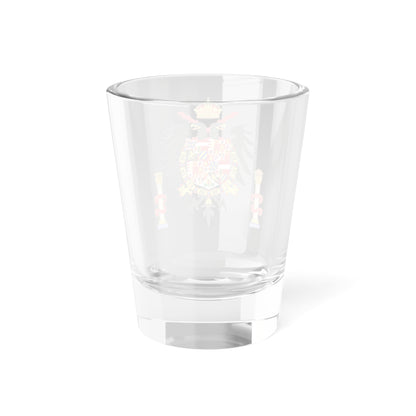 Greater Coat of Arms of Charles I of Spain Charles V as Holy Roman Emperor 1530-1556 (Spain) (Coat of Arms) Shot Glass 1.5oz