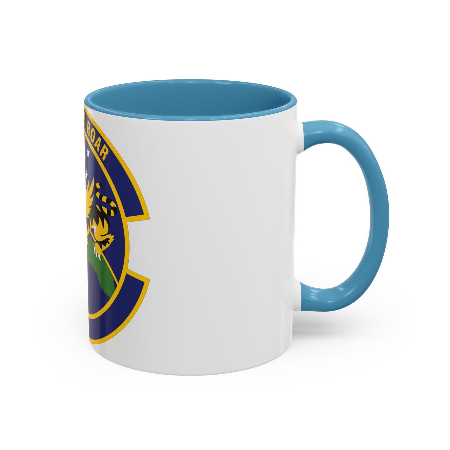 614 Air and Space Communications Squadron AFSPC (U.S. Air Force) Accent Coffee Mug