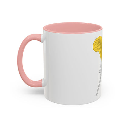 Crossed Feather Badge of Henry VI - Accent Coffee Mug