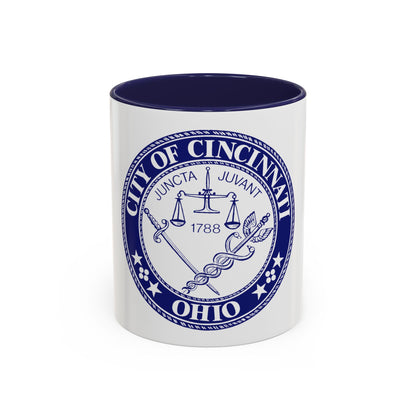 Seal of the City of Cincinnati (Ohio) - Accent Coffee Mug