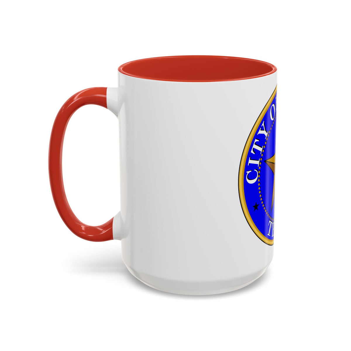 Seal of Dallas - Accent Coffee Mug