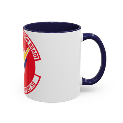 452 Force Support Squadron AFRC (U.S. Air Force) Accent Coffee Mug