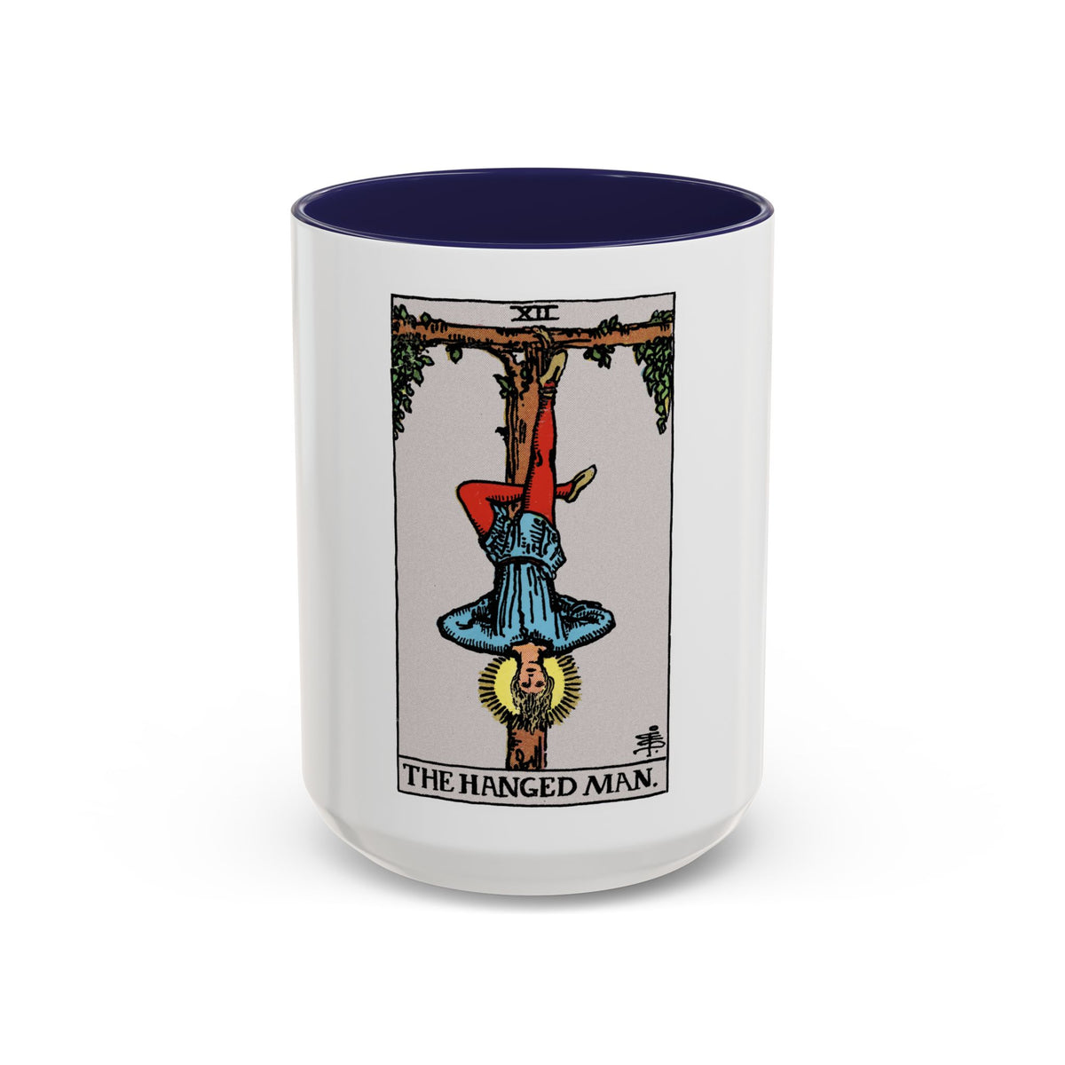 The Hanged Man (Tarot Card) Accent Coffee Mug