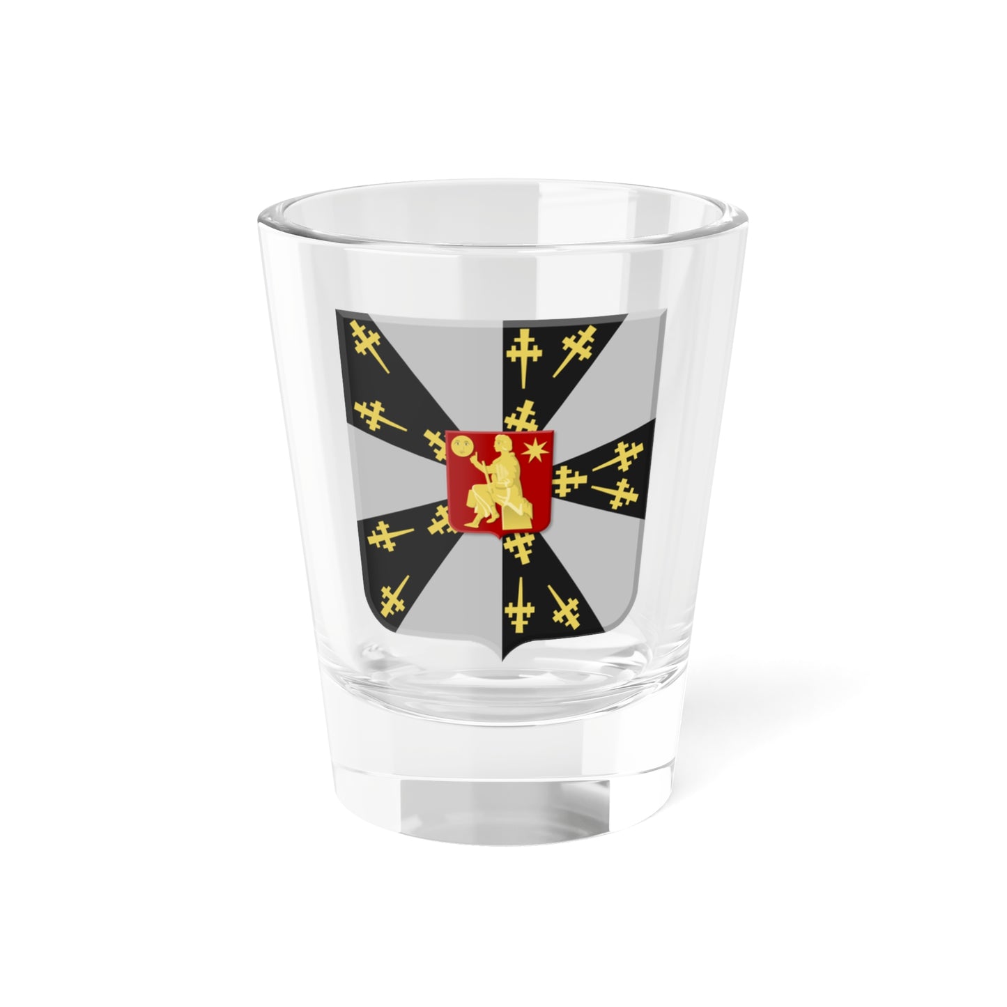 Herne gemeentewapen (Belgium) (Coat of Arms) Shot Glass 1.5oz
