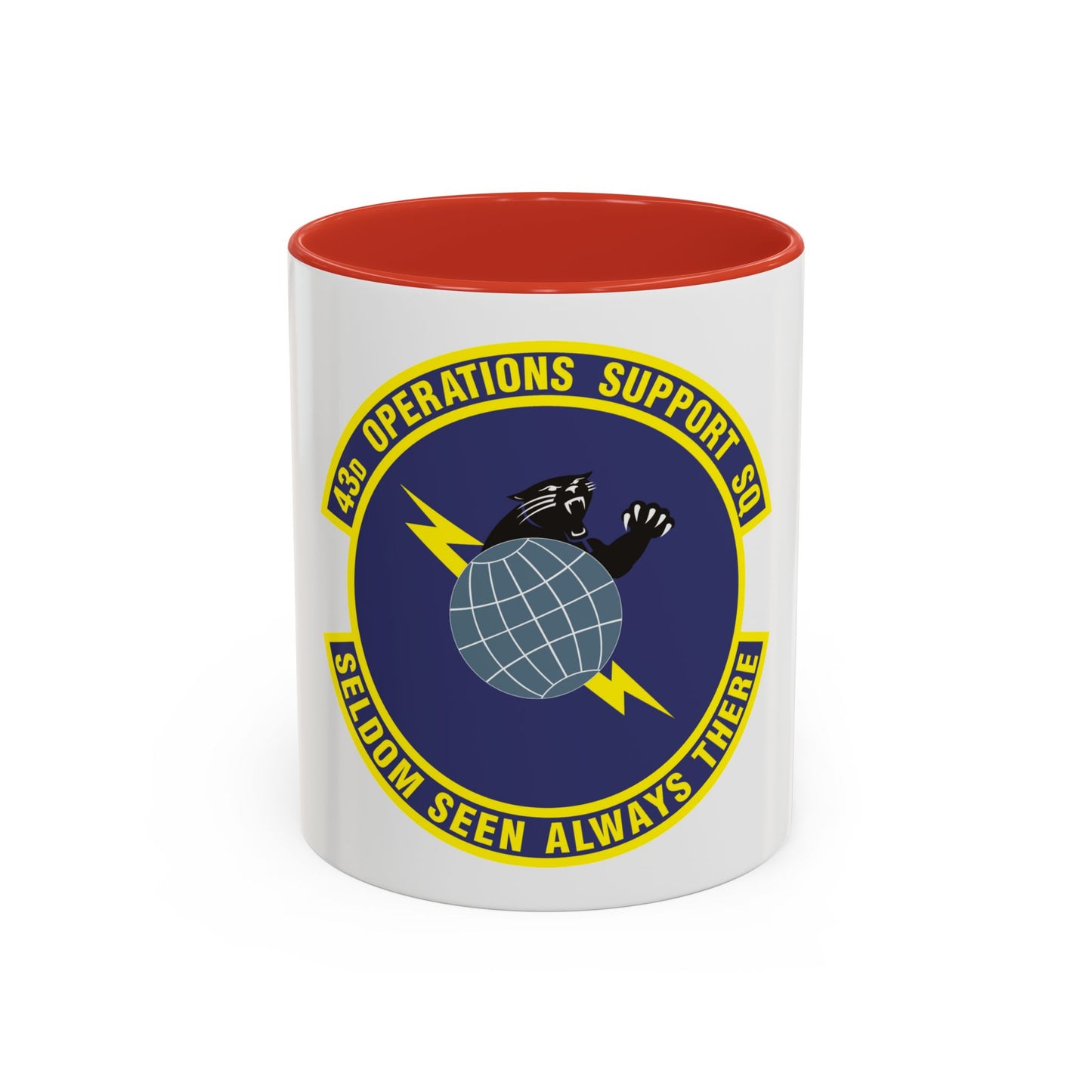 43d Operations Support Squadron (U.S. Air Force) Accent Coffee Mug