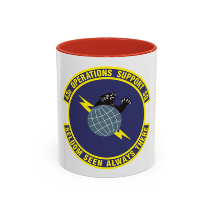 43d Operations Support Squadron (U.S. Air Force) Accent Coffee Mug