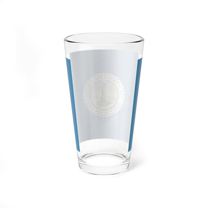 Flag of Virginia Beach, Virginia - Pint Glass 16oz