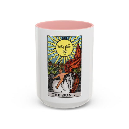 The Sun (Tarot Card) Accent Coffee Mug