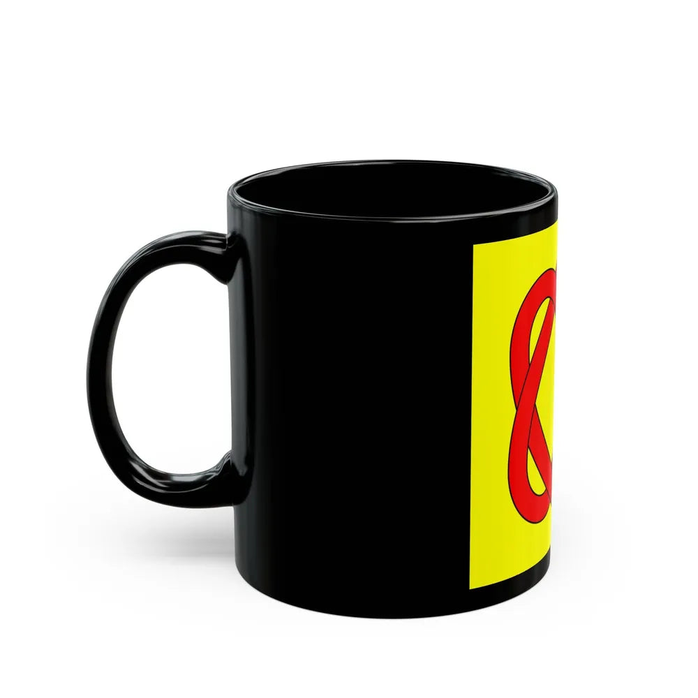 Flag of Blonay Switzerland - Black Coffee Mug-Go Mug Yourself