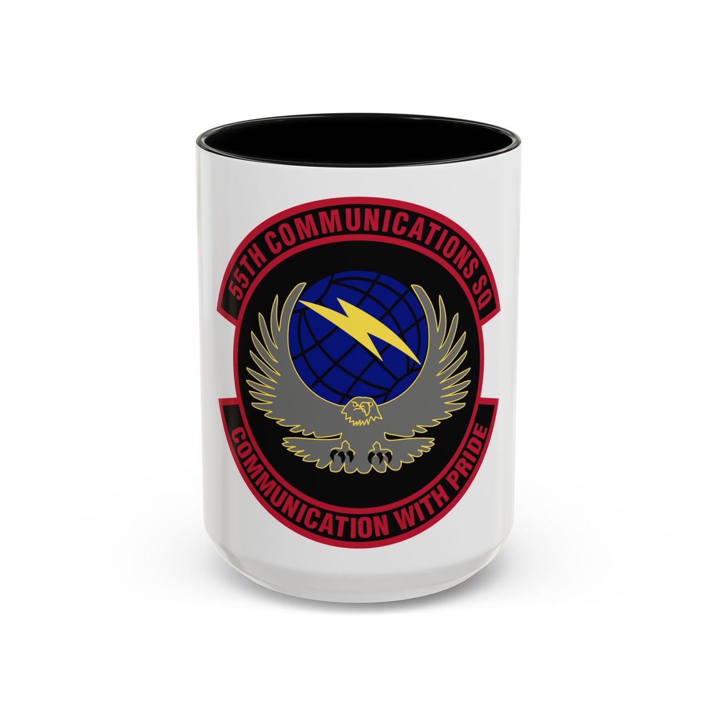 55th Communications Squadron (U.S. Air Force) Accent Coffee Mug