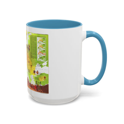 Europe - Celtic (1977) (Map) Accent Coffee Mug