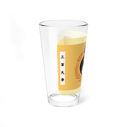 ROC Tri-service University Flag (China) Pint Glass 16oz