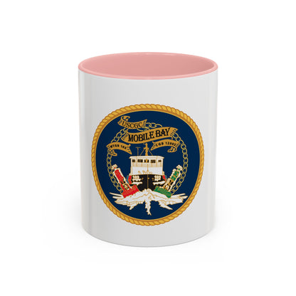 USCGC Mobile Bay WTGB 103 (U.S. Coast Guard) Accent Coffee Mug