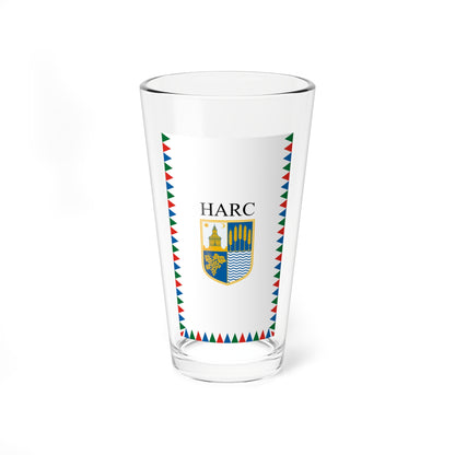 Flag of Harc variant (Hungary) Pint Glass 16oz