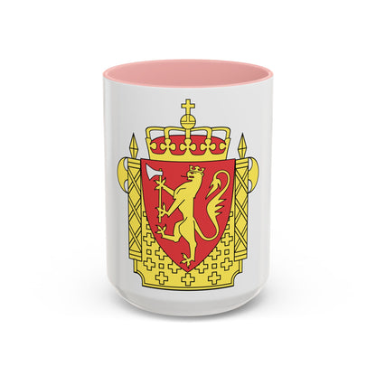 Coat of arms of the Norwegian Police Service - Accent Coffee Mug