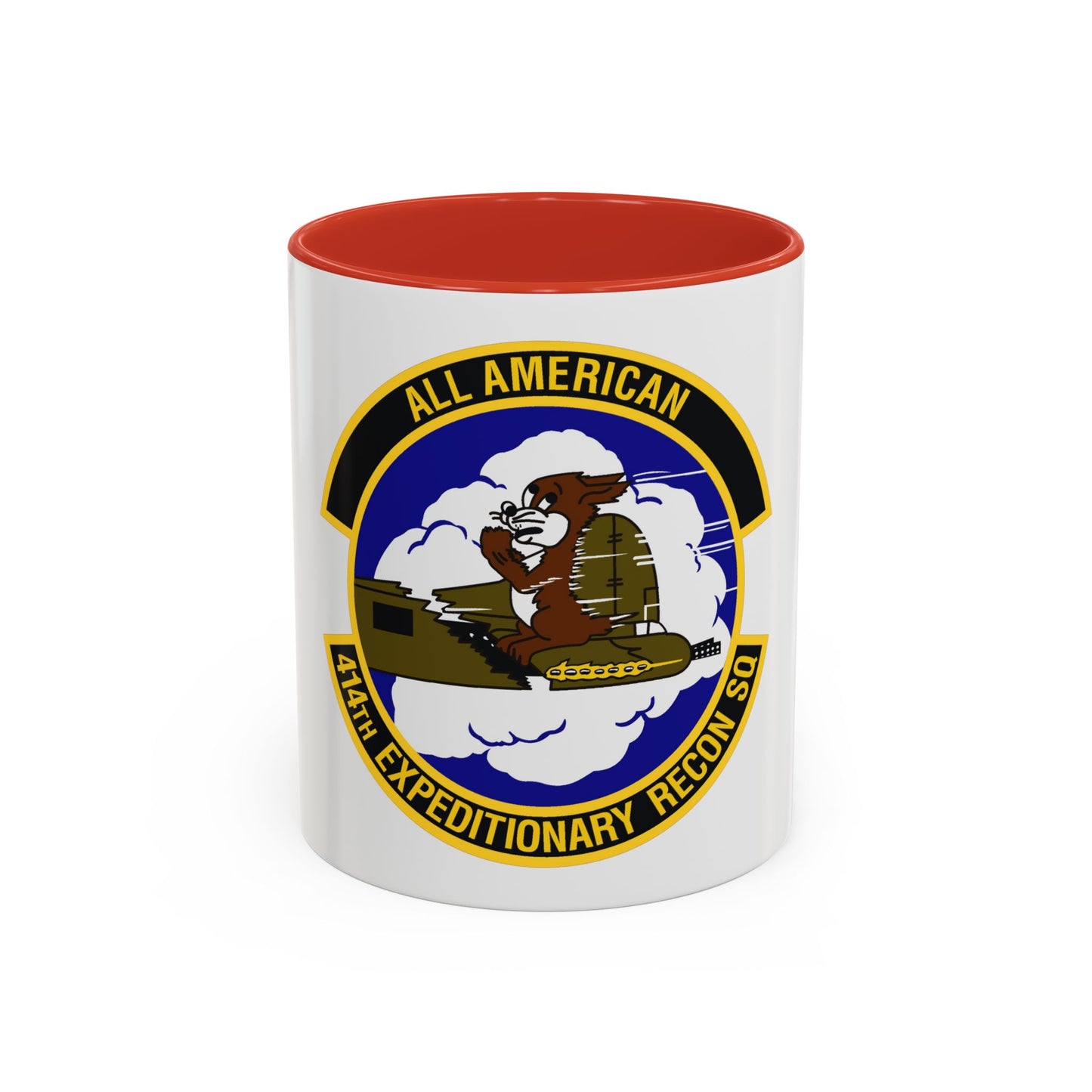 414th Expeditionary Reconnaissance Squadron (U.S. Air Force) Accent Coffee Mug