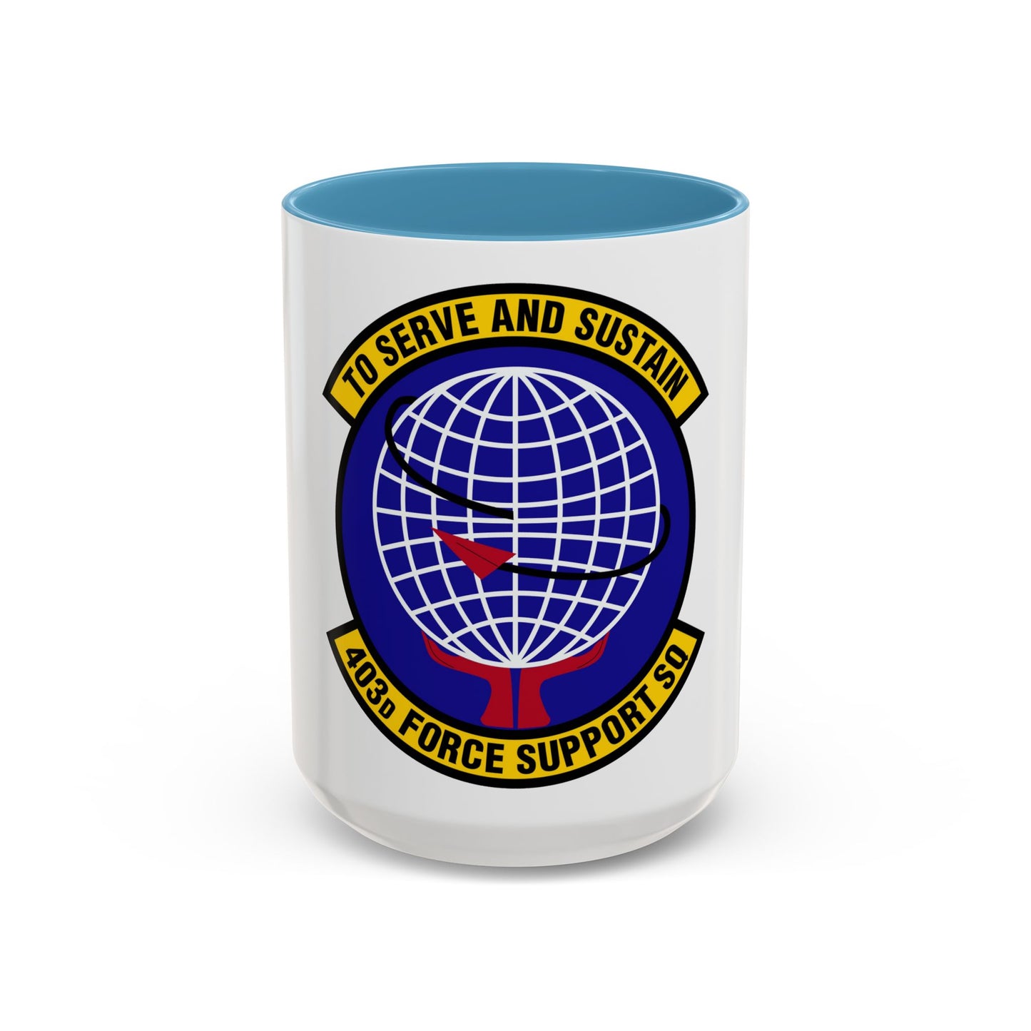 403 Force Support Squadron AFRC (U.S. Air Force) Accent Coffee Mug
