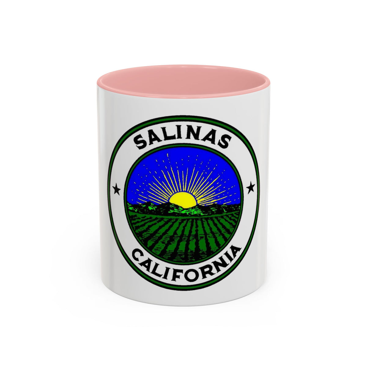 Seal of Salinas California - Accent Coffee Mug