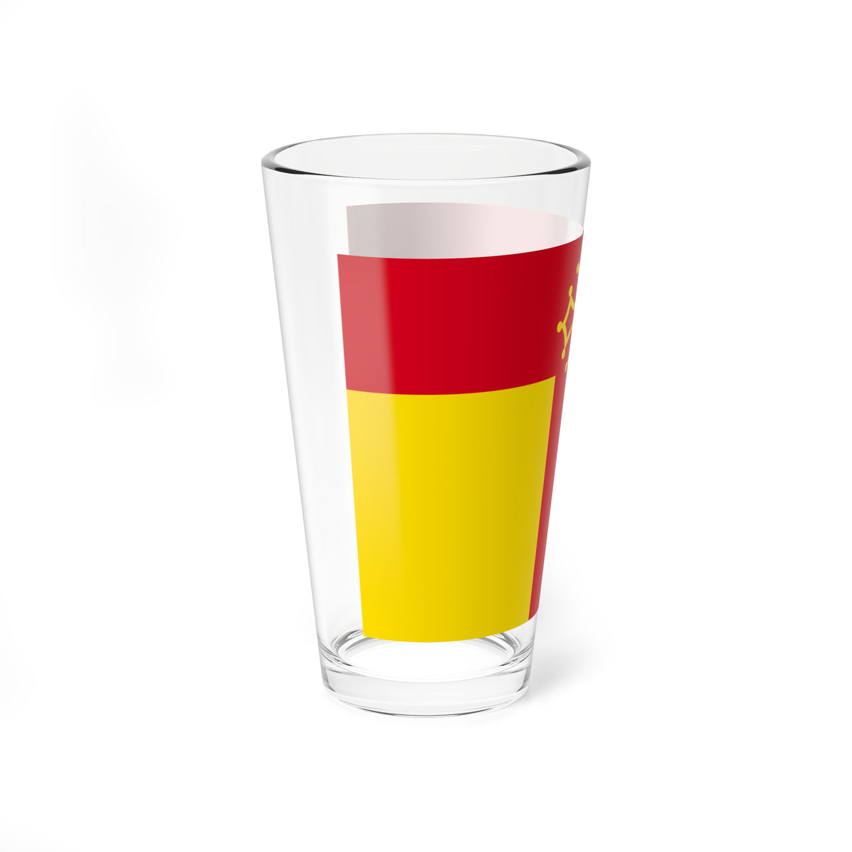 Drapeau fr departement Tarn (France) Pint Glass 16oz