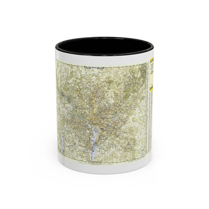 USA - Washington, Suburban (1948) (Map) Accent Coffee Mug