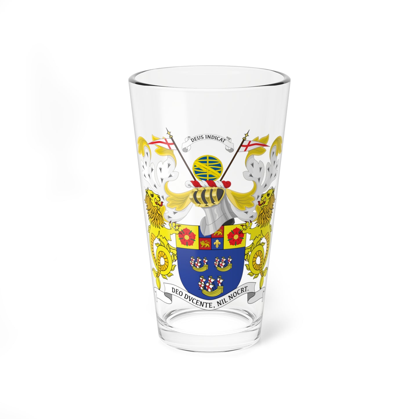 East India Company Coat of Arms 1600-1709 (India) (Coat of Arms) Pint Glass 16oz