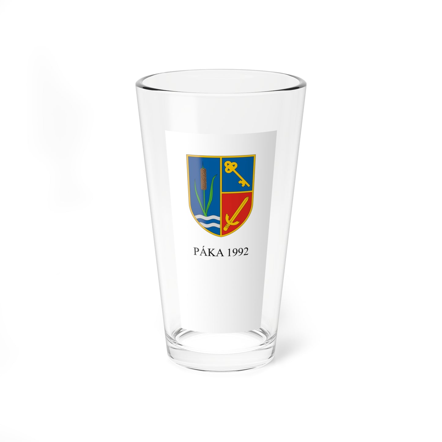 Flag of Paka (Hungary) Pint Glass 16oz