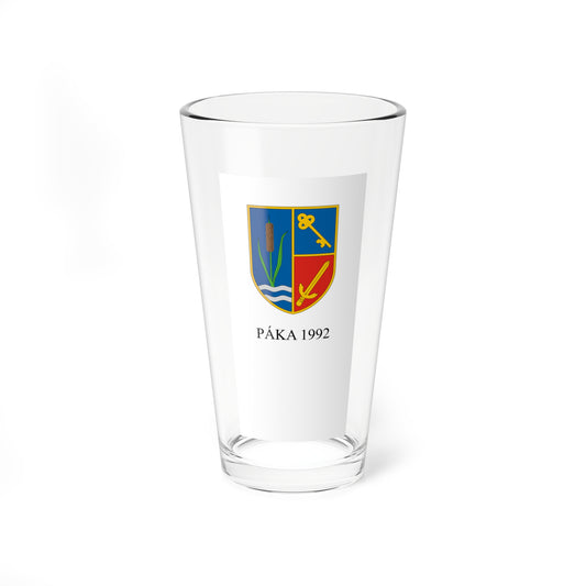 Flag of Paka (Hungary) Pint Glass 16oz