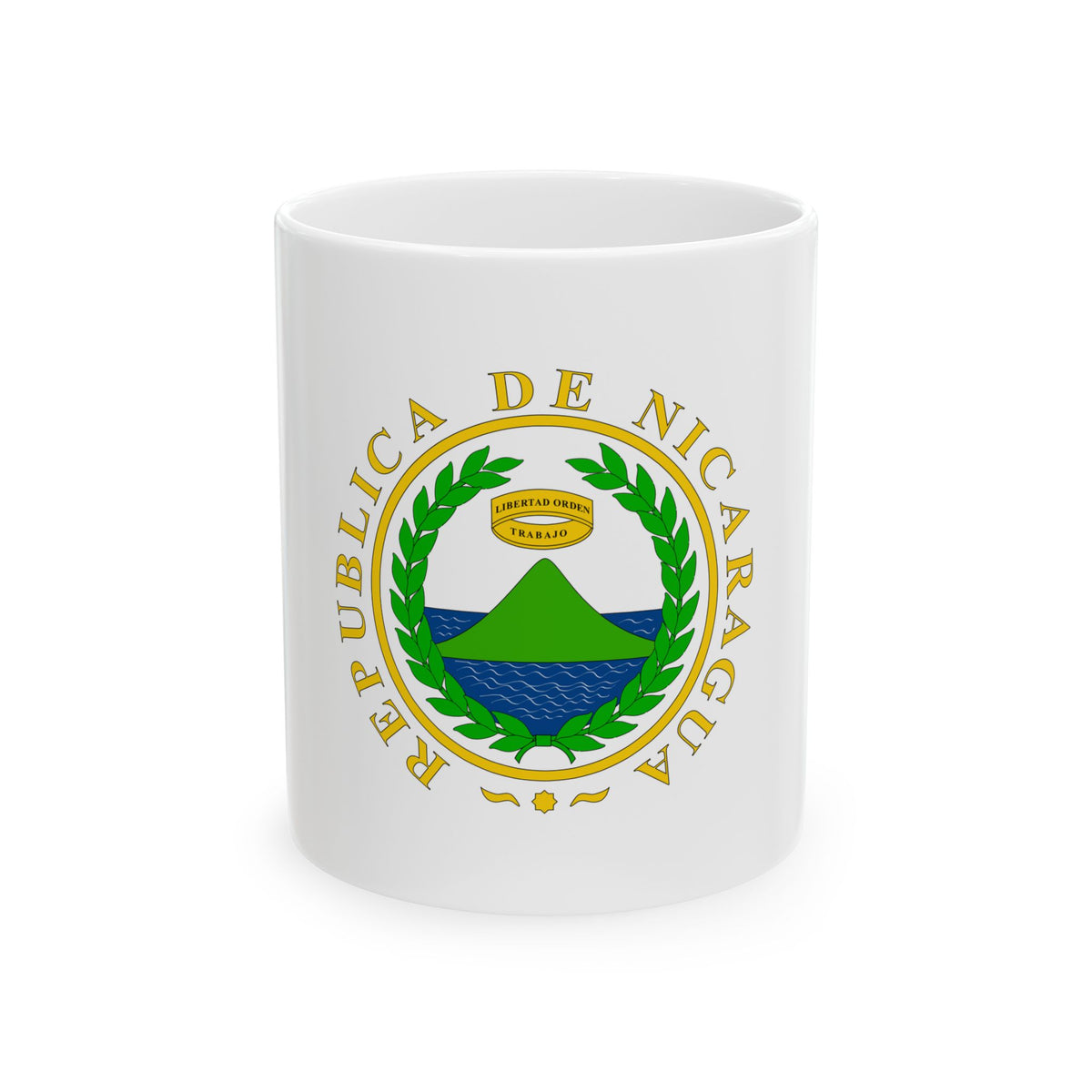 Coat of arms of Nicaragua (1854) - White Coffee Mug