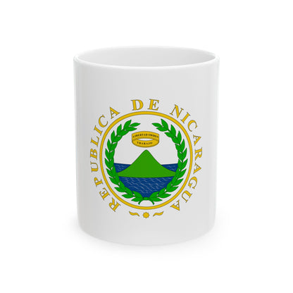 Coat of arms of Nicaragua (1854) - White Coffee Mug