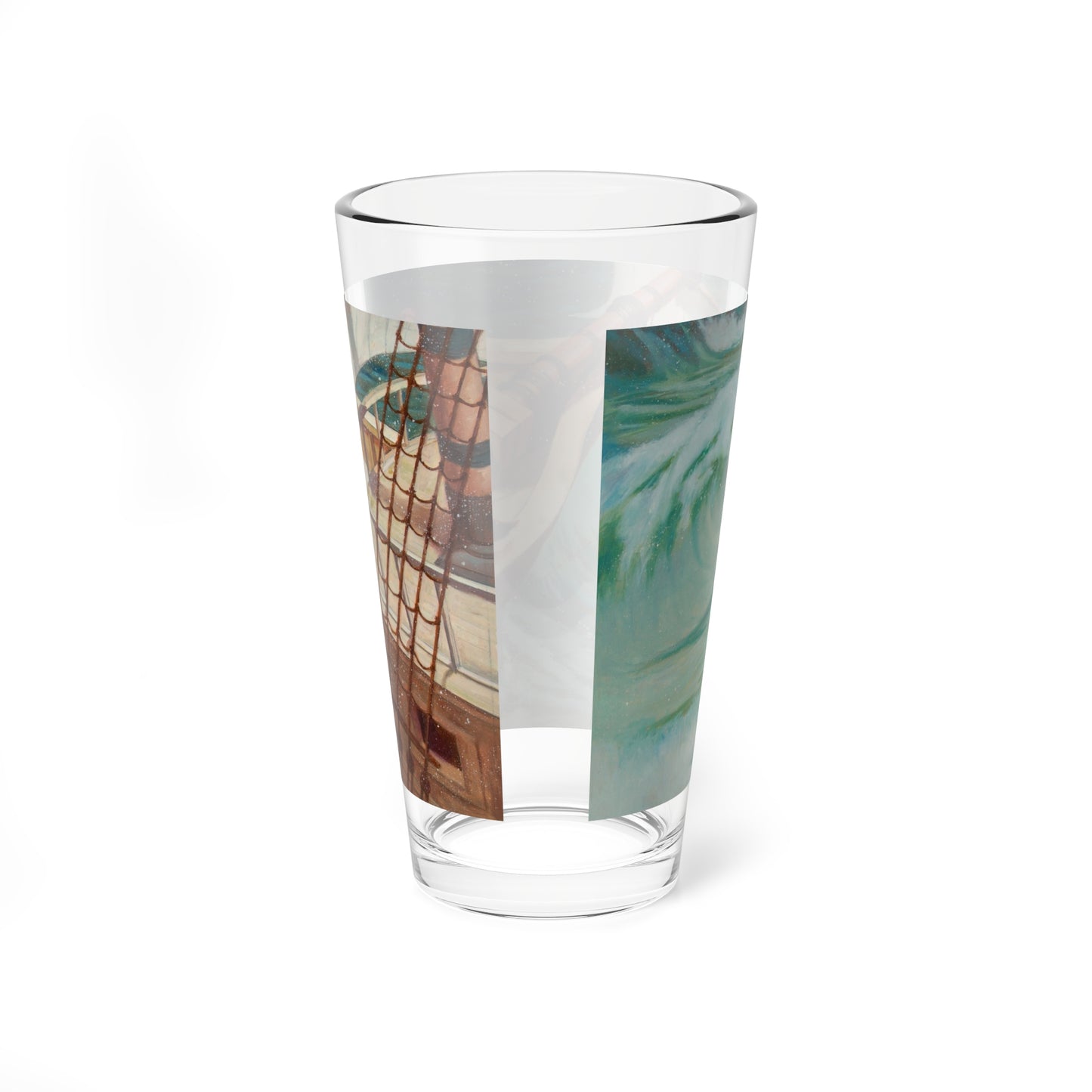 Squanto and the Miracle of Thanksgiving, interior illustrations (21), 2012 (Magazine Illustration) Pint Glass 16oz