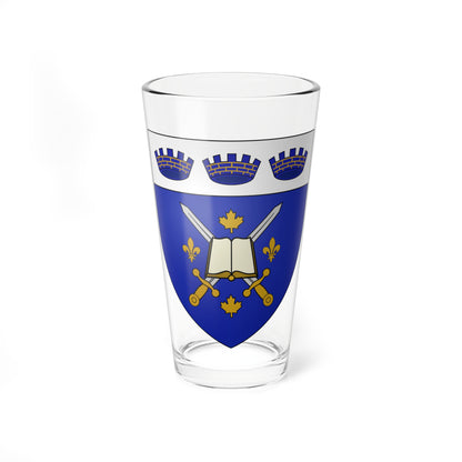 Collège militaire royal de Saint-Jean Blason (Canada) (Coat of Arms) Pint Glass 16oz