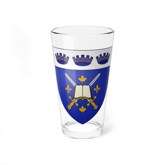 Collège militaire royal de Saint-Jean Blason (Canada) (Coat of Arms) Pint Glass 16oz