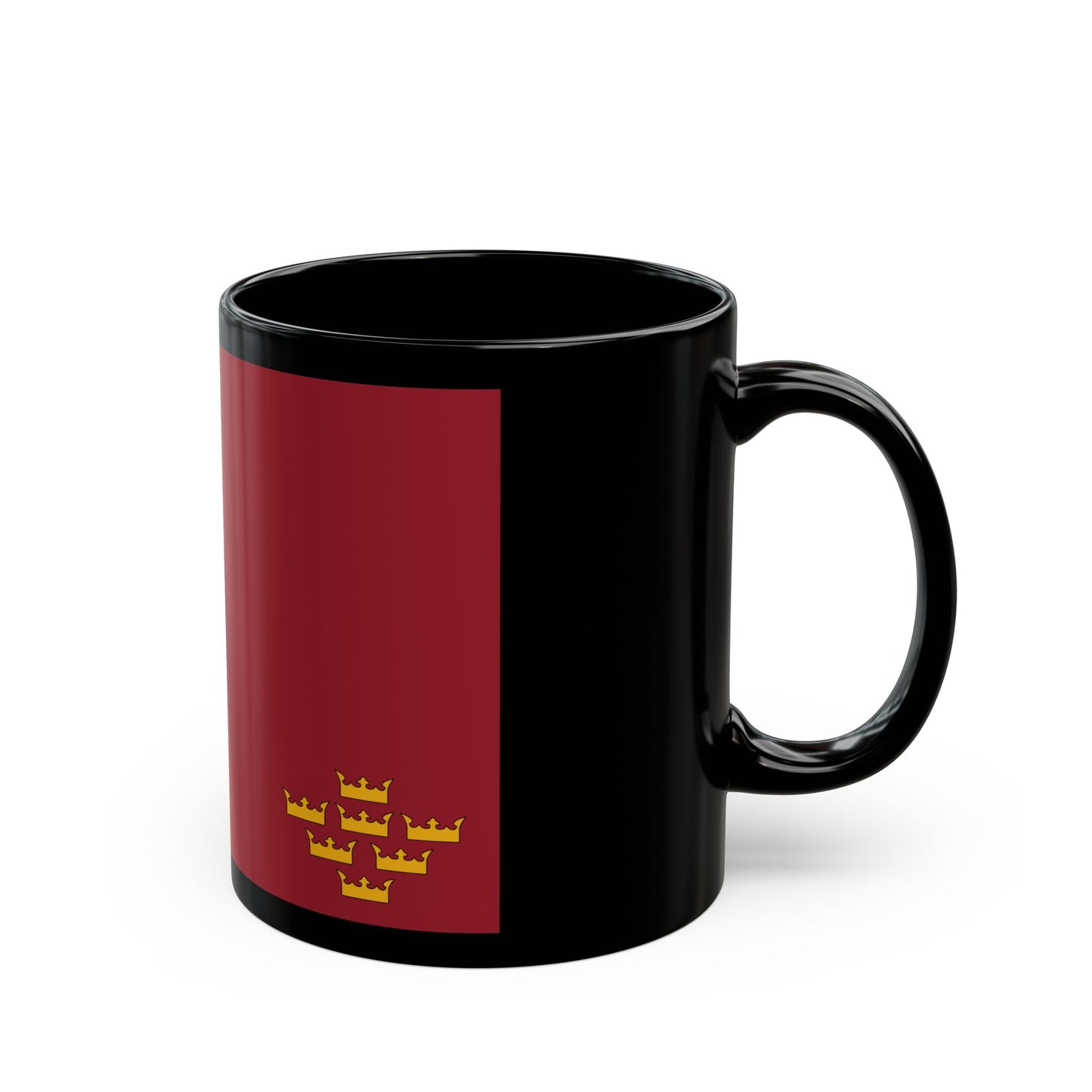 Flag of the Region of Murcia Spain - Black Coffee Mug-Go Mug Yourself